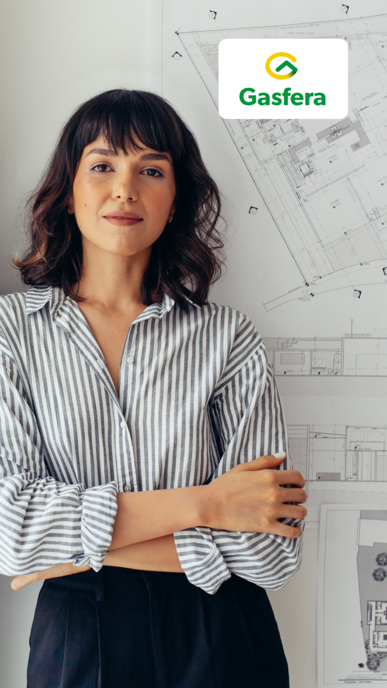 Cliente testimonial, arquitecta mujer